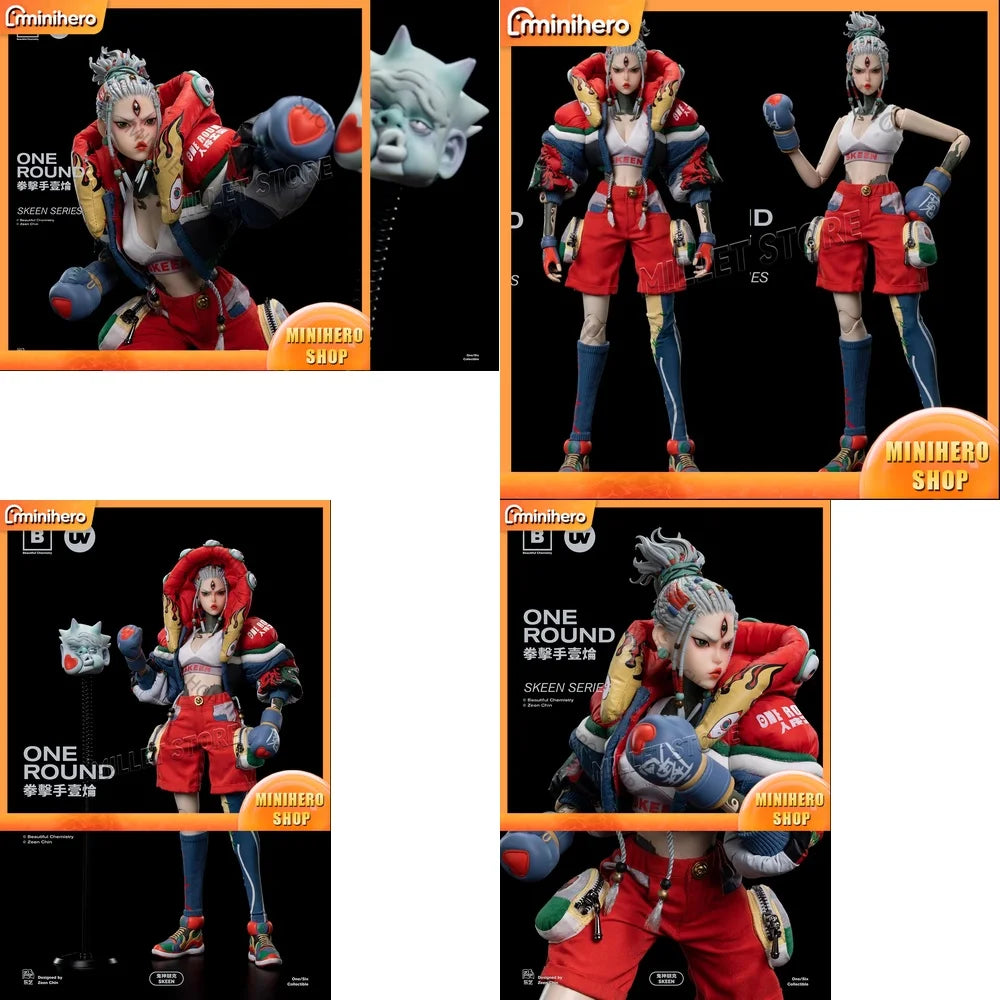 In Stock Underverse Ghost Punk Boxer UV202405 1/6 Scale 12 Inch Mobile Action Figure Doll Full Set Robot Model Toy