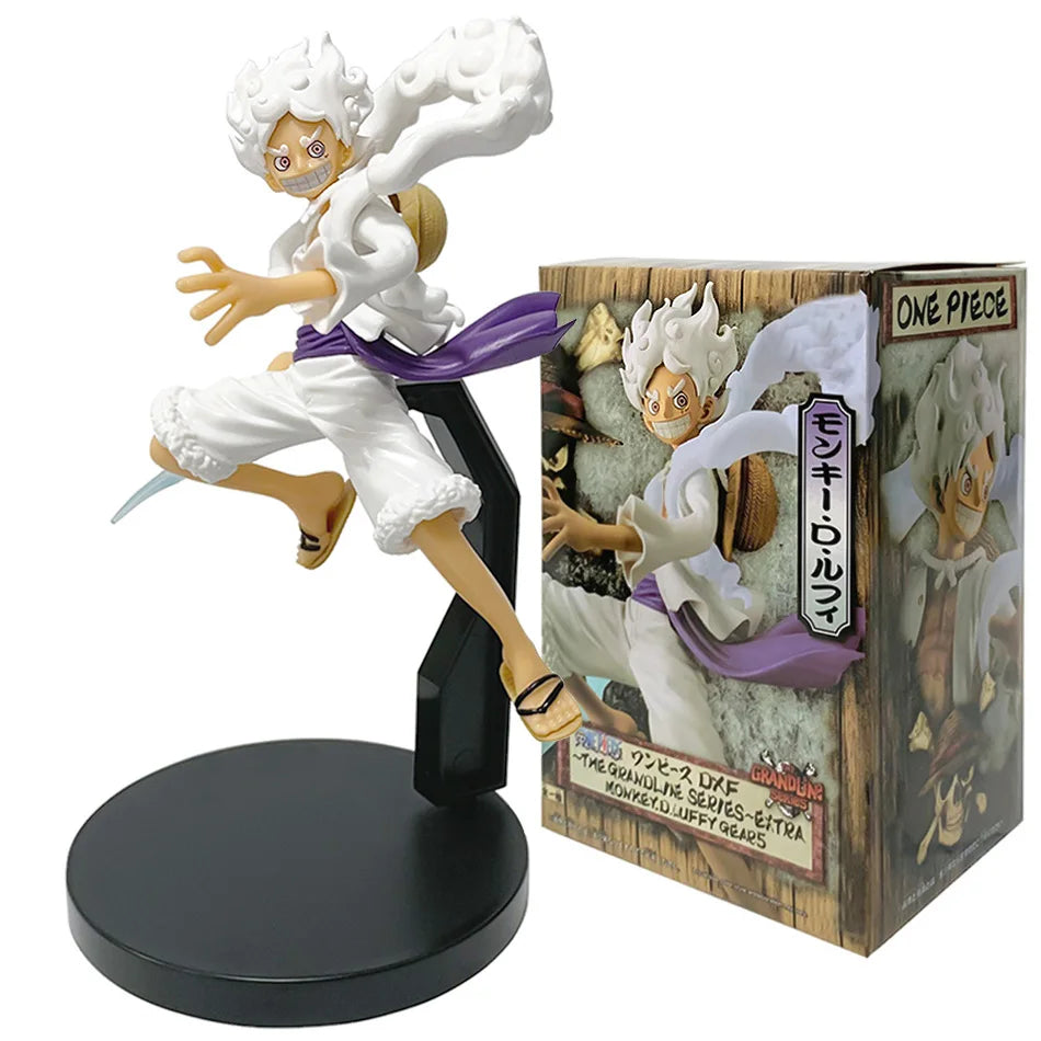 18cm Anime ONE PIECE Figure Toy  Nika Monkey D Luffy Action Figures Dolls Pvc Model Collectible Statue Toy Gift In Stock