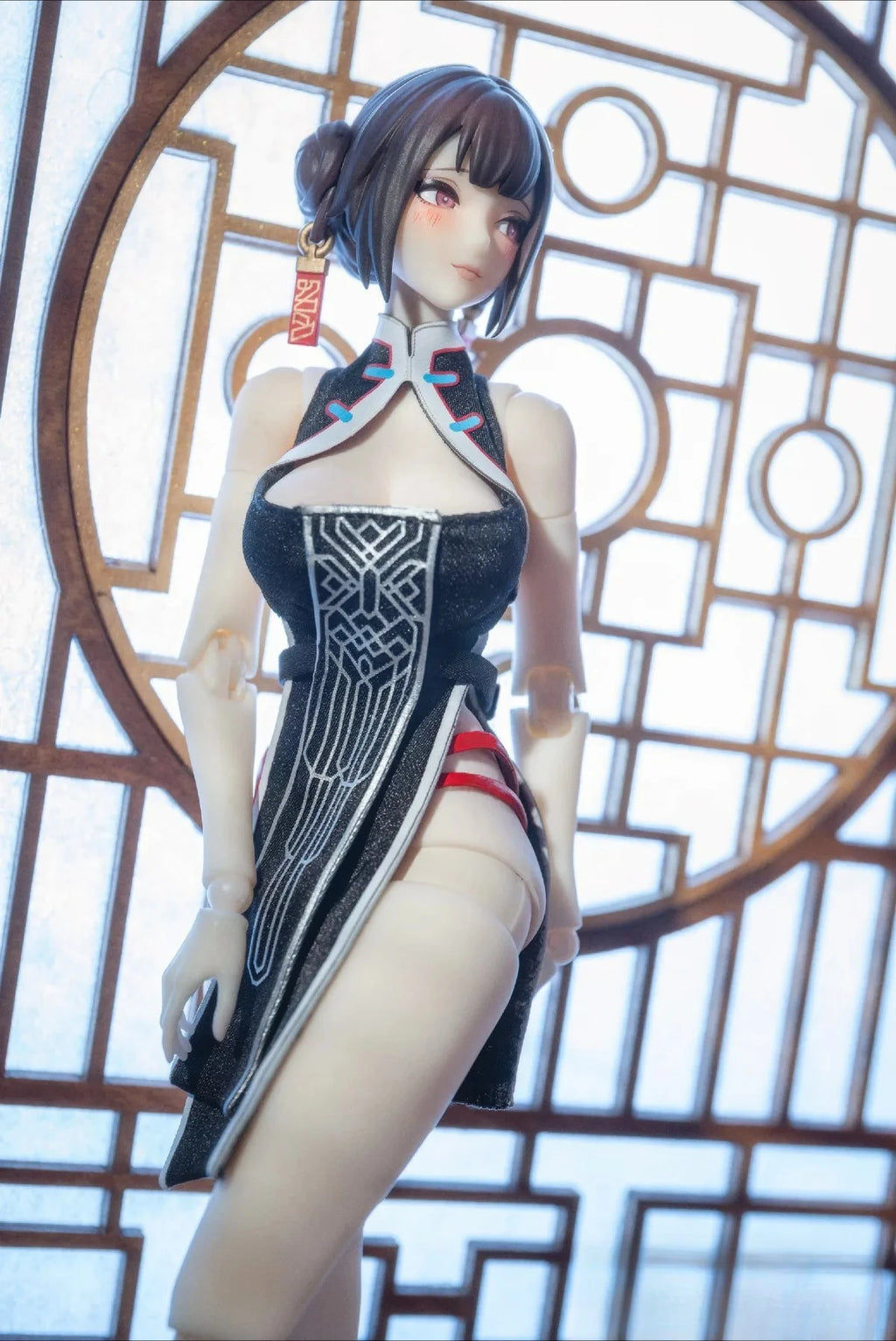 Spot Mental Agent Original, Anime Zhen Yi Lu Series Lin Fengjiao 1/10 Male and Female Students Movable Model Collection