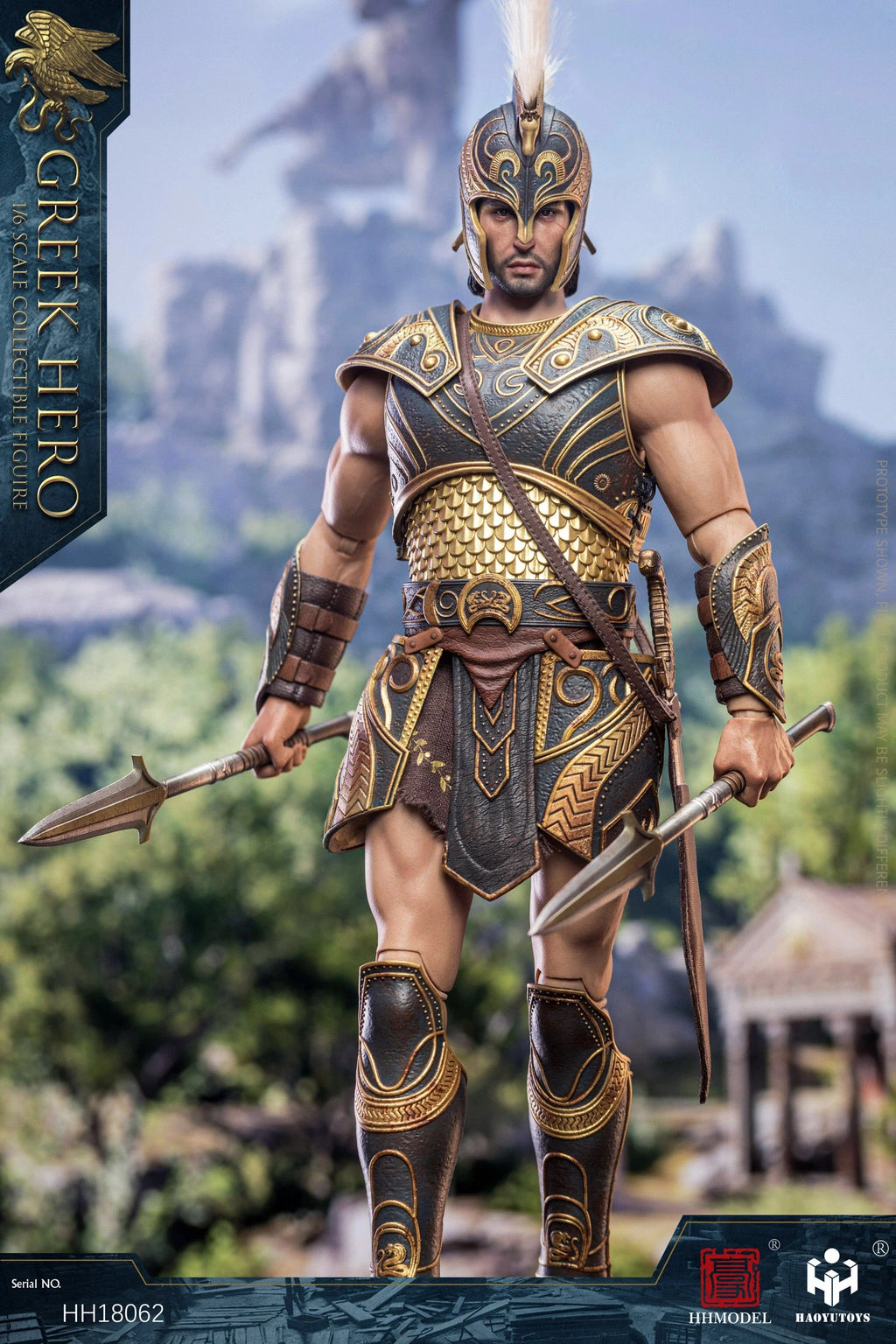 HHMODEL HAOYUTOYS HH18062 1/6 Greek War God Imperial Legion Soldier 12-inch Action Figure Collectible Model Toy