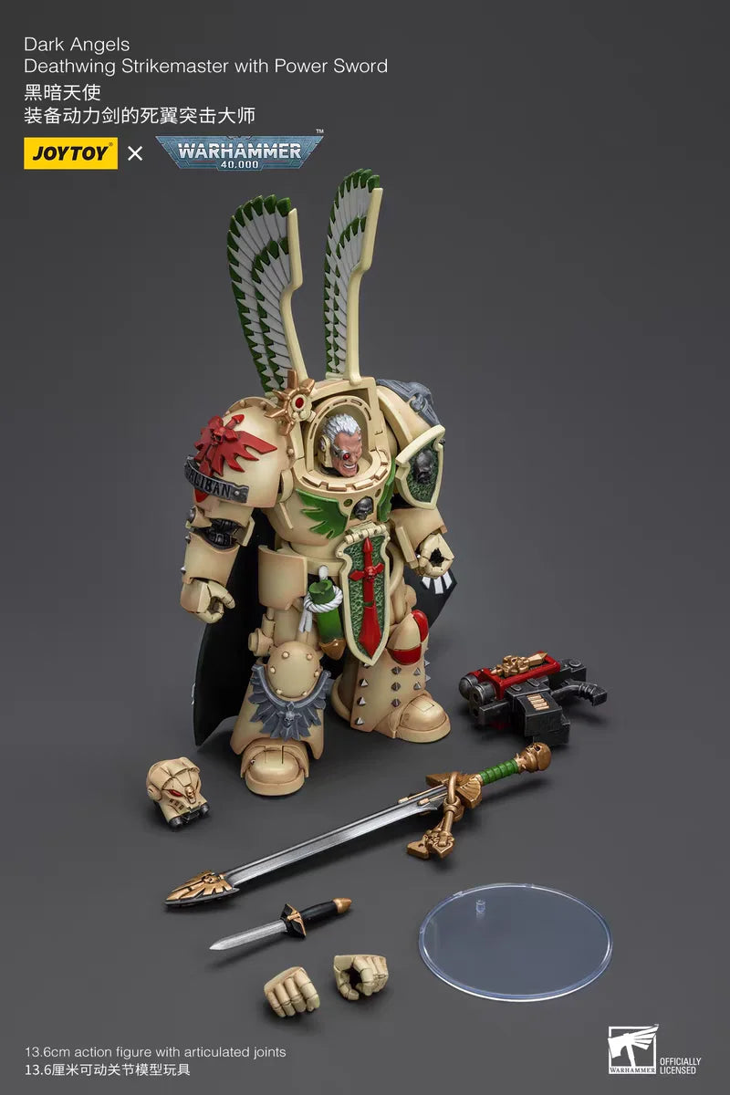 【JOYTOY】Warhammer 40K Dark Angels Deathwing Strikemaster mit Energieschwert 1/18 Actionfigur