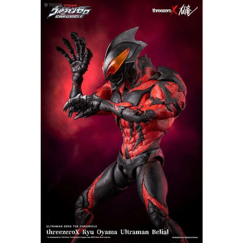 Spot Supply 3A Toys ThreezeroX Original Ultraman Belial Collectible Movable Action Figure Toys Gifts for Boys & Collectors