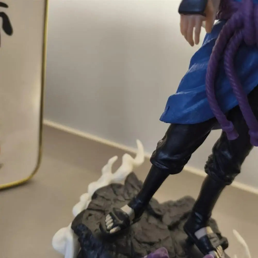 27cm Naruto Anime Figures Uchiha Sasuke Action Figure Statue Model Doll Collection Toys Gifts
