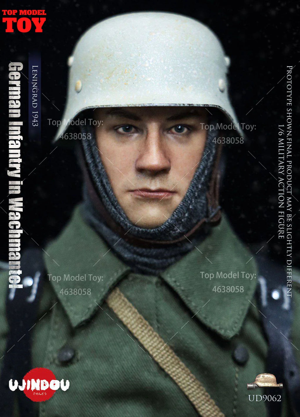 2026 Q2 UJINDOU UD9062 1/6 Scale WWII German Sentinel Full Set Action Figure Model 12'' Male Soldier for Collectible Toy