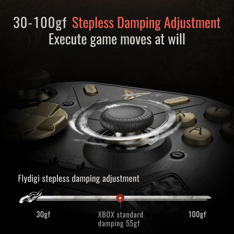 Flydigi APEX 4 / Black Myth Wukong Gamepad 2000hz Wireless Force Feedback Alloy Rocker Game Controller For Switch Android Steam