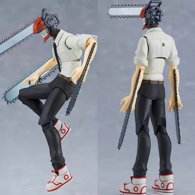 Neuer Verkauf Figma Max-586 Kettensäge Denji Hochwertige bewegliche Actionfigur Spielzeugmodell Ornament Dekoration Überraschungsgeschenk Spielzeug