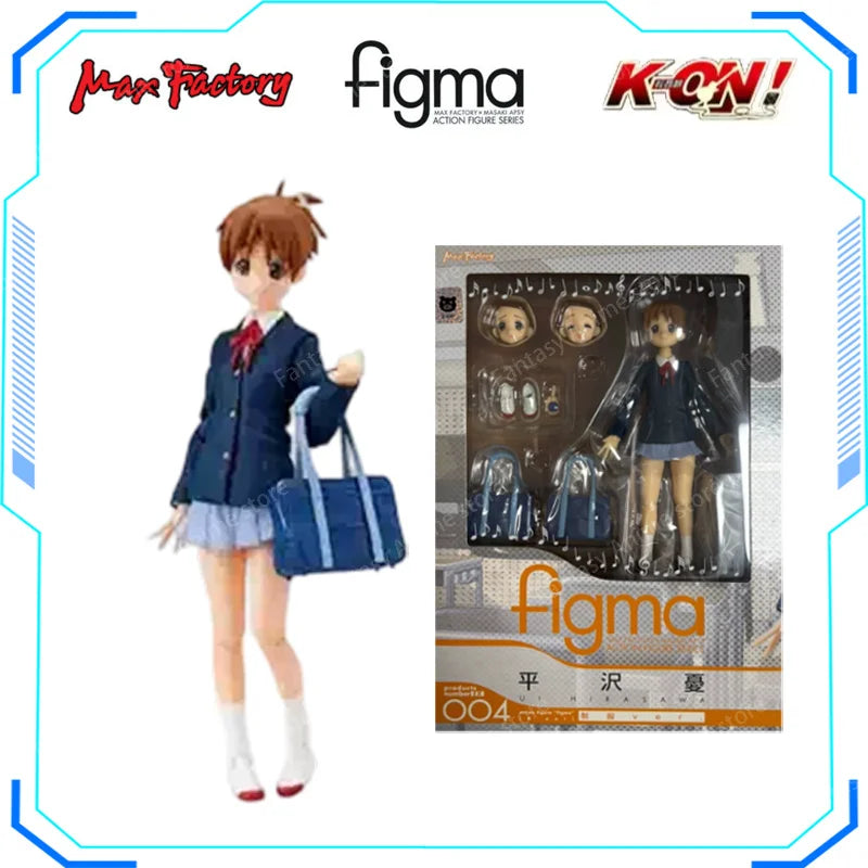 Maxfactory figma K-ON! Anime Yui Hirasawa Mio Akiyama Ritsu Tainaka Tsumugi Kotobuki Azusa Nakano Action Figure Model Gift