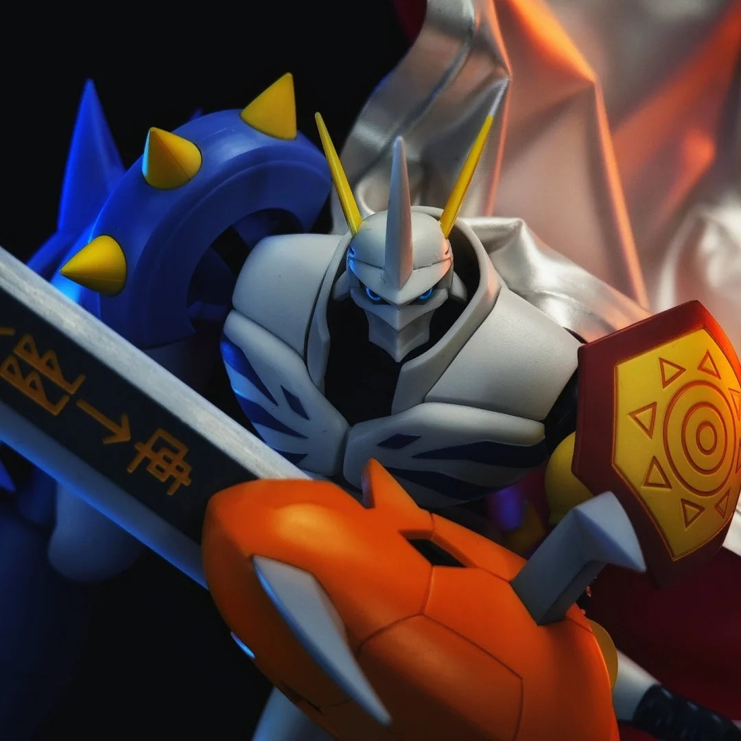Digital Monster SHF Anime NEW Handmade Omegamon TNT double layer cloak clothes Built In Iron Wire Is Suitable for 1/12 Toys