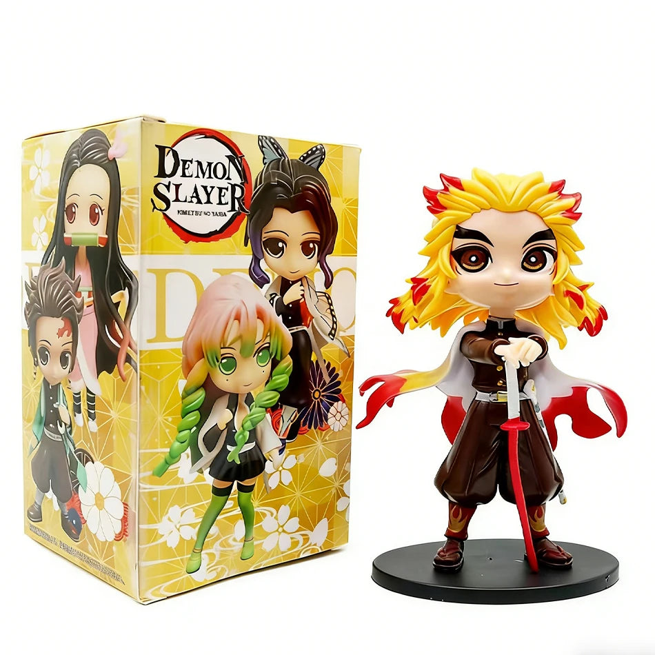 Demon Slayer Action Figurine - Kimetsu No Yaiba Kamado Tanjirou Nezuko Agatsuma Zenitsu PVC Model Doll Anime Collectible Toys
