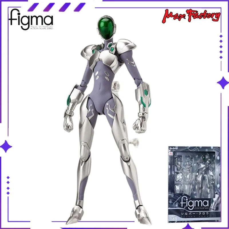 Max Factory Original Figma # 152 Accelerated World Black Water Lilies Game Mobile Doll Model Handmade Toy Gift Collection