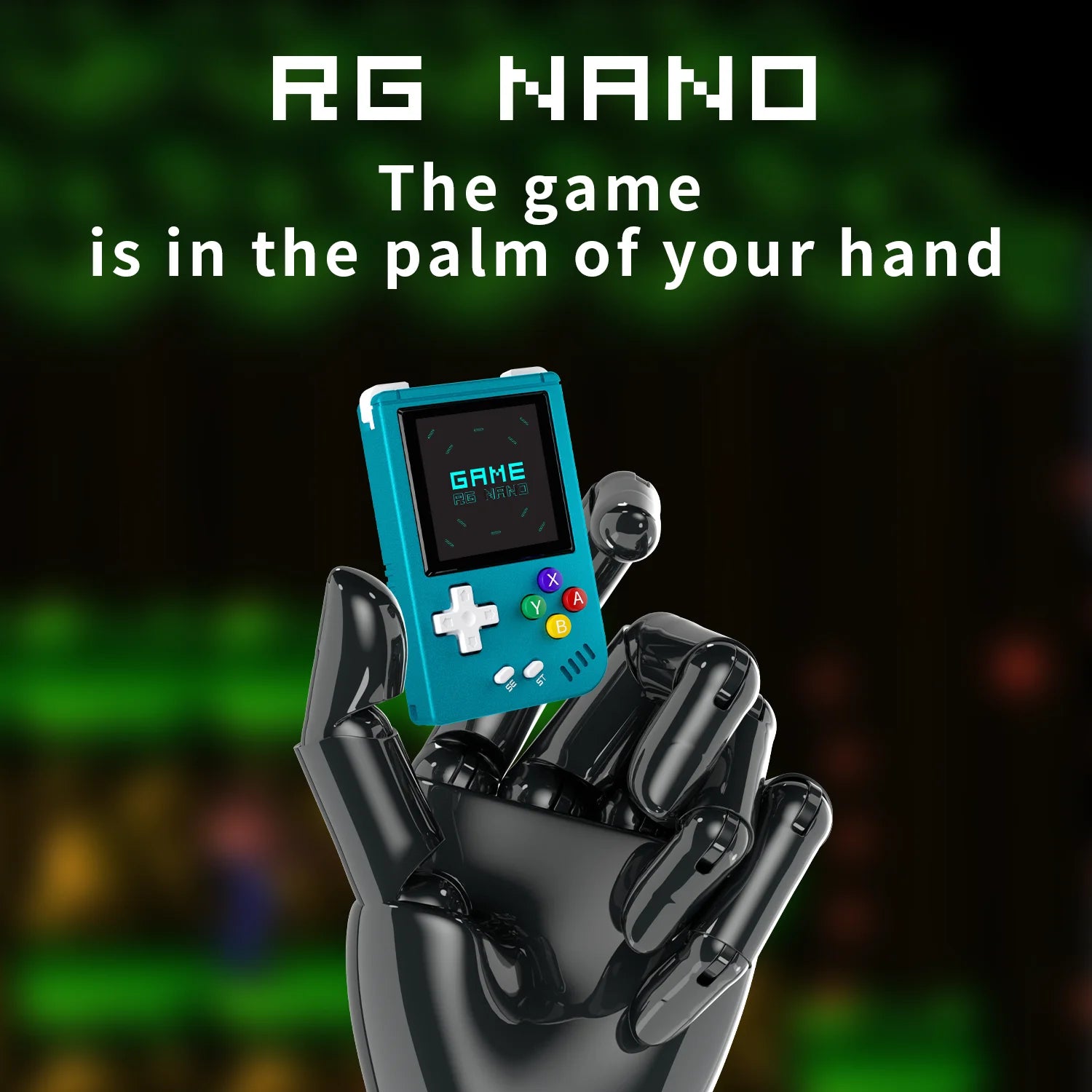 ANBERNIC G Nano Handheld Game Console Portable Retro Video Games Consoles Hand Held Aluminum Alloy CNC Music Player 1.54Inch IPS
