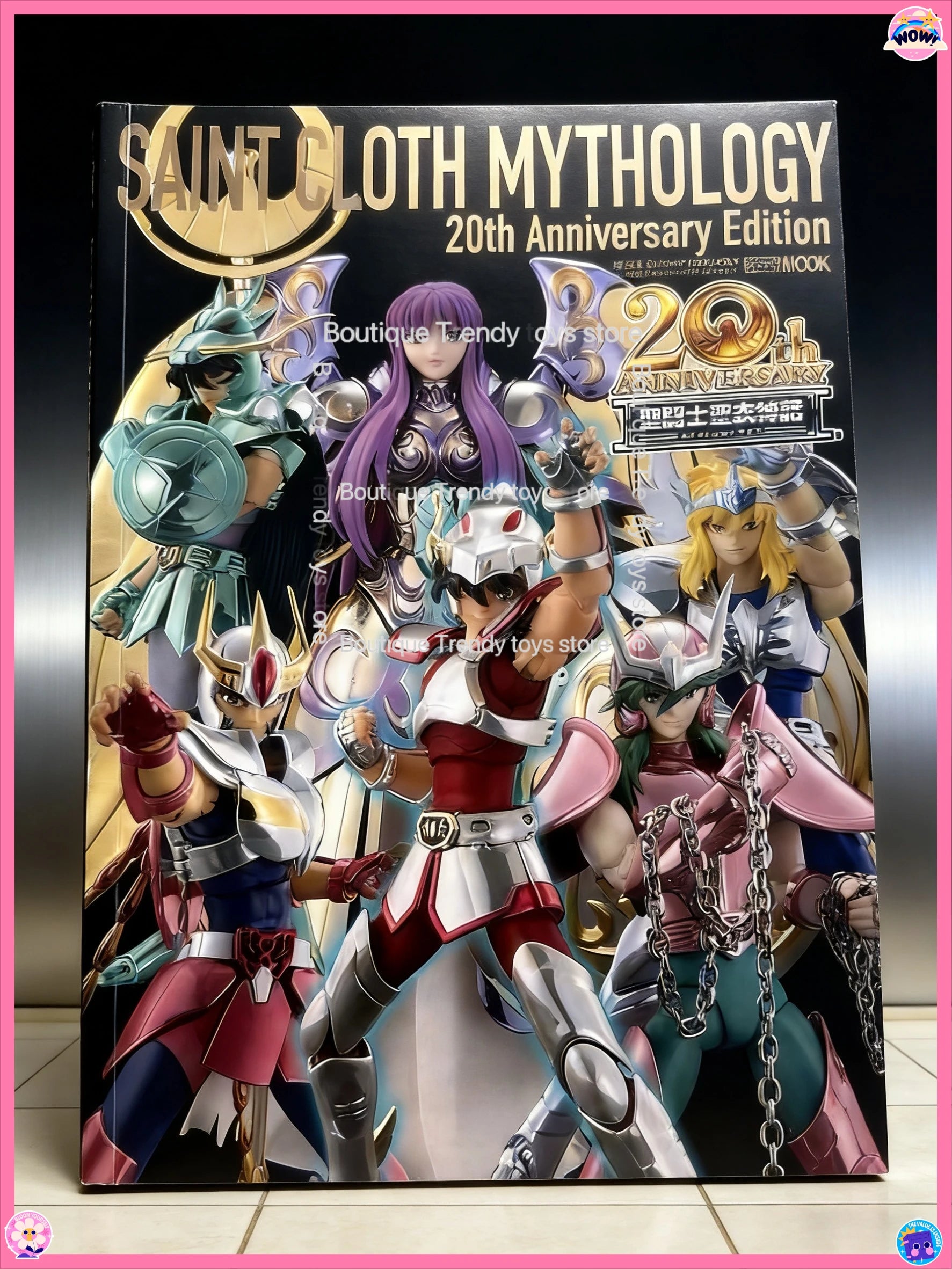 20th Anniversary Saint Seiya Cloth Collection Album - Anime Figure Mook Book Gift for Collectors
