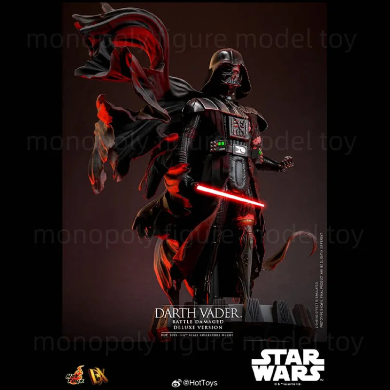 HotToys HT 1/6 Star Wars Darth Vader Black Knight Battle Damage Edition DX45 in Stock