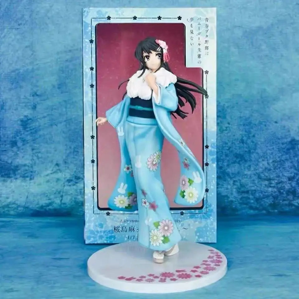 Mai Sakurajima Kimono action Figure In Stock Rascal Does Not Dream of Bunny Girl Senpai Anime Collectible Desktop Decor Gift