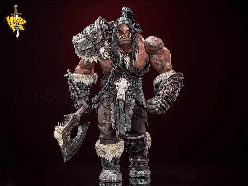【Предварителна продажба】Hero Toys Великият вожд на племето Военна песен Рев Татко Орк Воин Мащаб 1/10 Екшън кукла играчки