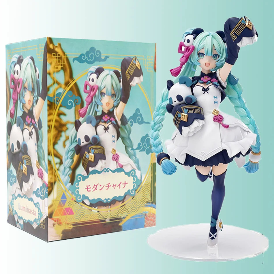 18см Cinnamoroll Piapro Panda Hatsune Miku Girls Toy Anime Figure Toy Anime Game PVC екшън фигурка колекционерска кукла модел