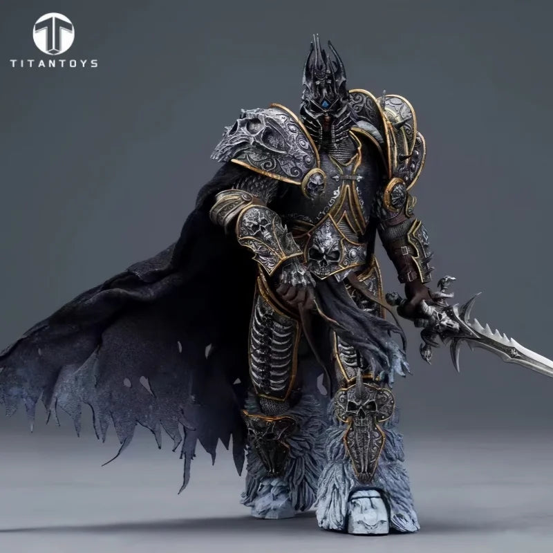 In Stock Original Titan Toys T001 Frost Knight Lich King 1/12 Action Figure Soldier Anime Model Statue Collection Toys Gifts