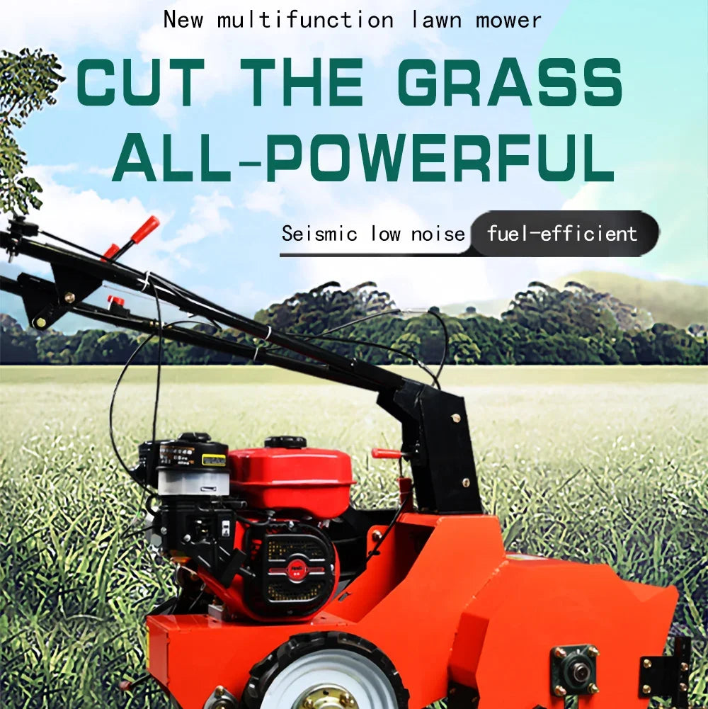 walk-behind lawn mower Mowing and soil loosening machine Garden 7.5HP Mower