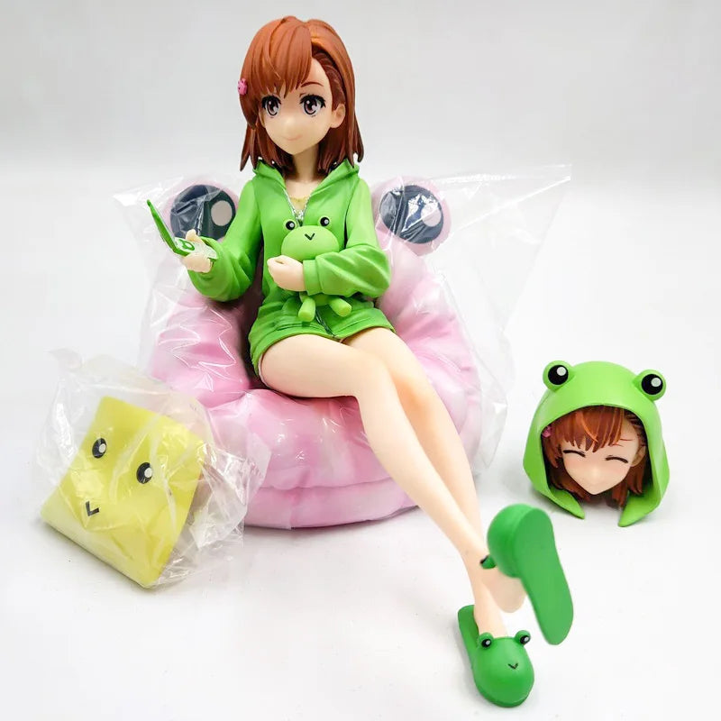 26cm Toaru Majutsu no Index Mikoto Misaka Anime Girl Figure A Certain Magical Index III Action Figure Adult Model Doll Toys Gift