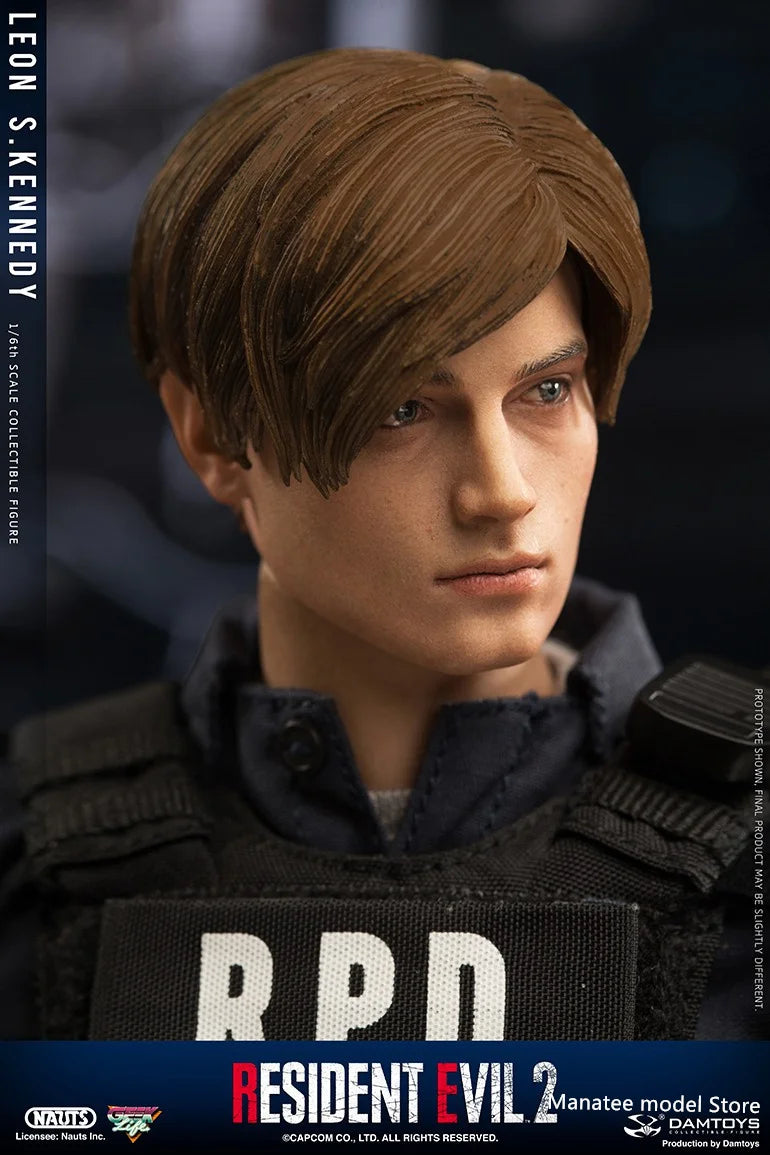 IN STOCK NAUTS DAM DAMTOYS DMS030 1/6 RPD Police Officer Leon Kennedy Movable Action Figure Full Set For Fan Collection
