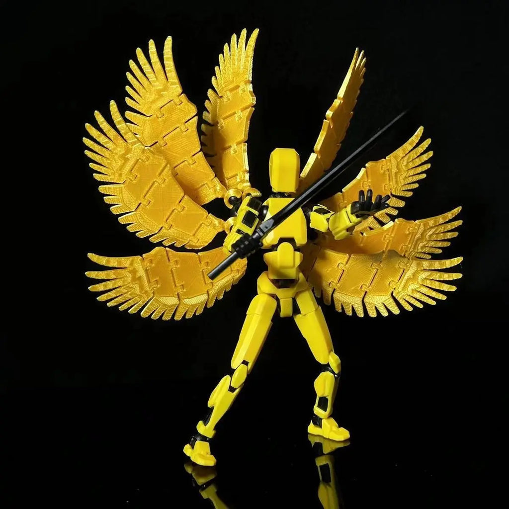Dummy13 Series Eight-Winged Angel Colorful Hand Office Cheap Three-Dimensional Multi-Joint Movable Action Figure Assembly Model