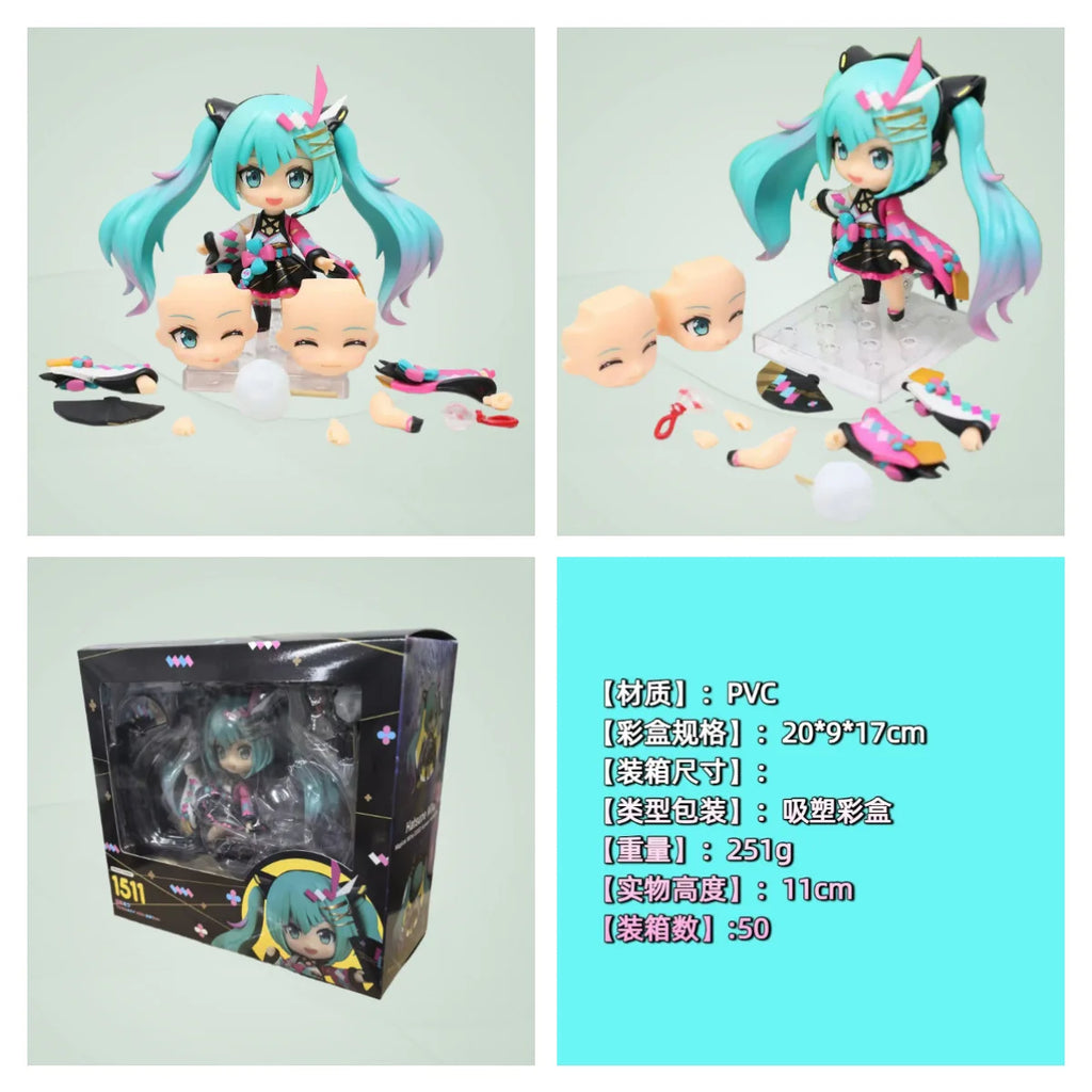 Q Edition 2020 Magic Hatsune Miku Handmade Decoration Summer Chuyin Movable Animation Handmade Model gift