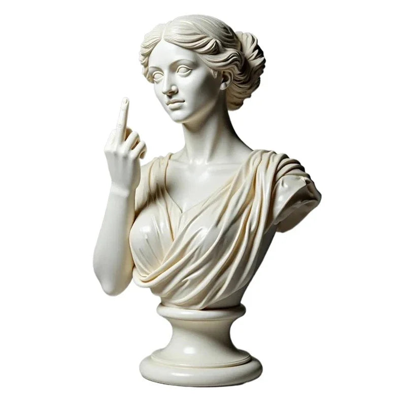Venus With Attitude Statue Of Vienna Goddess 3d Resin Craft Ornaments  Mini Figurine Plaster Statue  Bust Portraits Home Decor