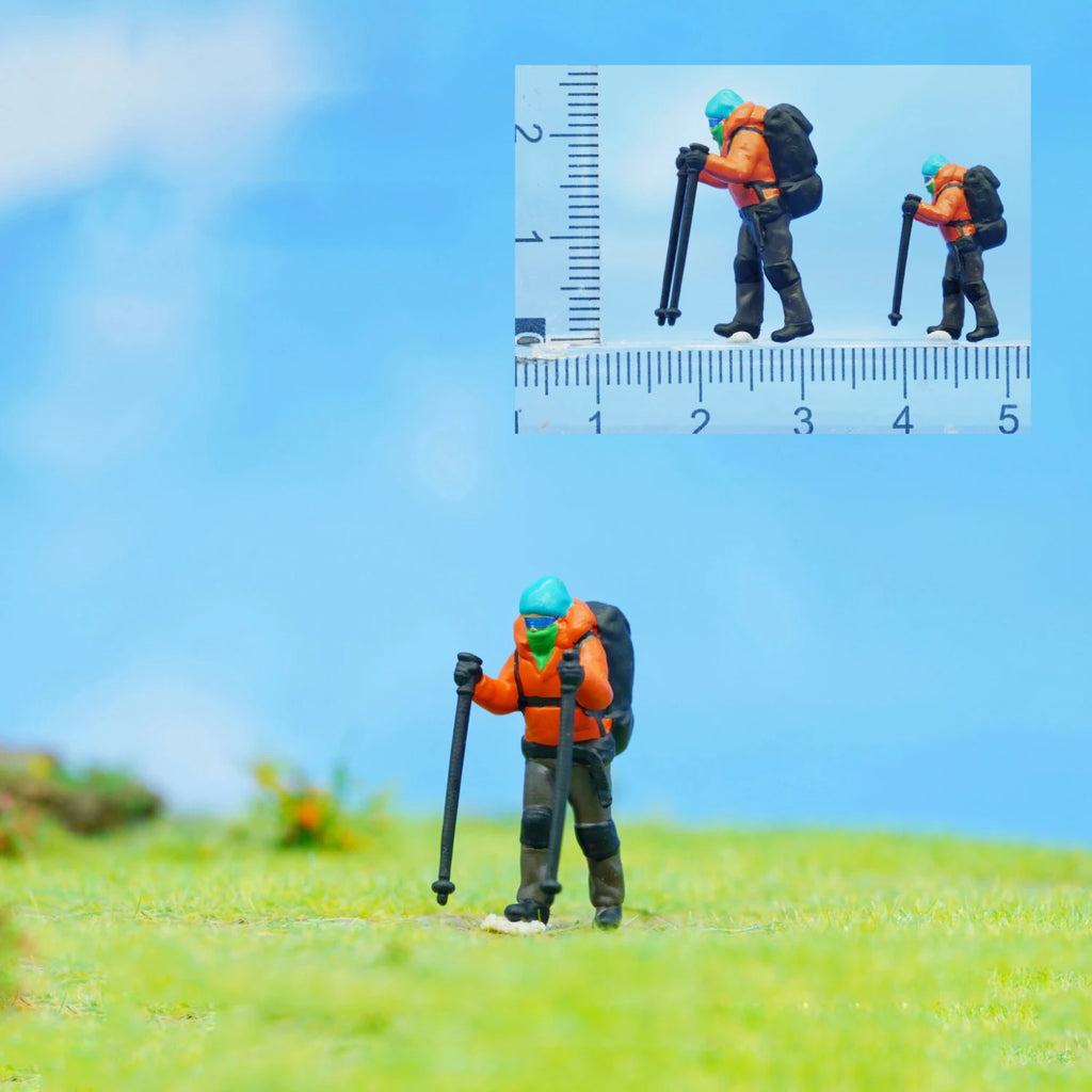 1/64 Miniature Figure Sports Climbing Climber Model Collectible 1/87 Minifigures DIY Garage Scene Decoration Micro-landscape