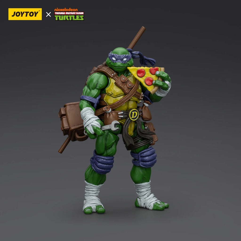 JOYTOY Ninja Turtles Soldier 18 Scale Action Figure Collectible Toy for Fans Shell Shocked Series in Stock