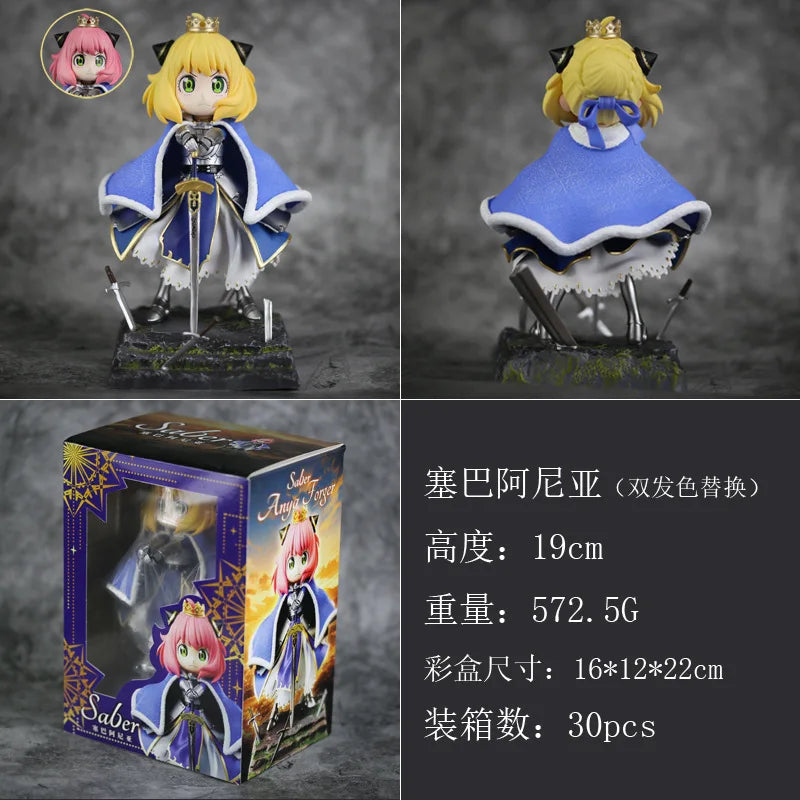 Spy×Family Anya Action Figure Collectible Anime Handmade Customizable Pvc Toy Baibian Popular Cos Series Stock Available