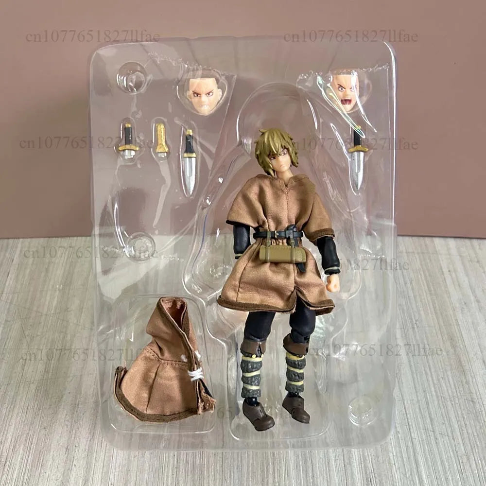 Figma 608 Thorfinn 14CM Vinland Saga Action Figure Model Toys Joint Movable Doll Birthday Present For Friends Bookshelf Decor