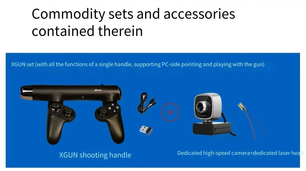 XGUN Light Sensing Controller GunGame Controller PC Wireless Bluetooth Body Sensing Gyroscope Call of Duty Boy Gift customizable