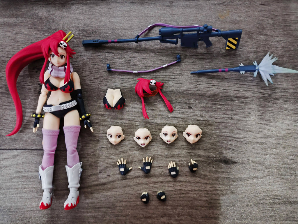 In Stock Tengen Toppa Gurren-Lagann Yoko Littner Loose Figures Genuine Aniplex Buzzmod 15cm Action Model Yoko Figurine Toy Gift