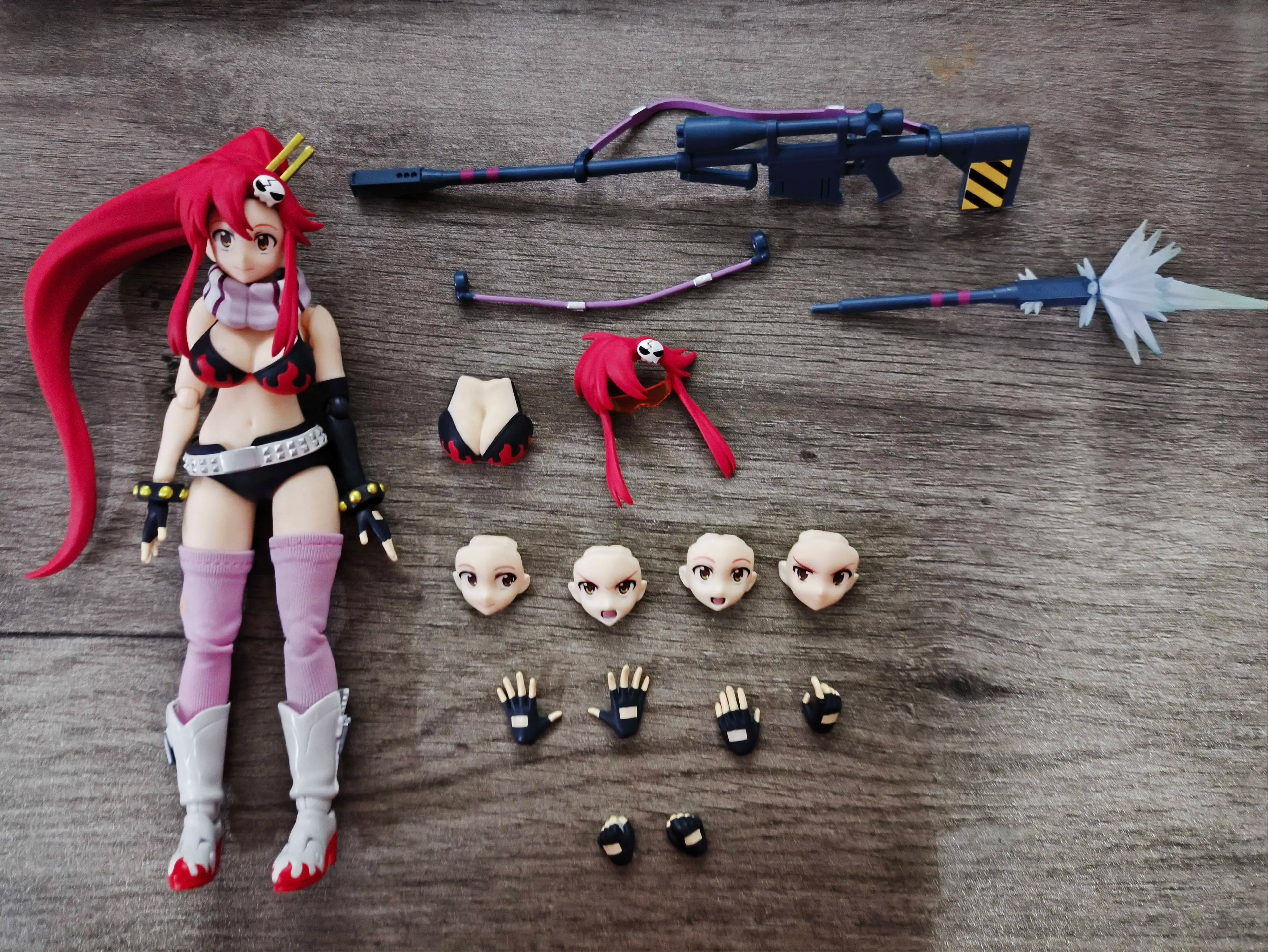 In Stock Tengen Toppa Gurren-Lagann Yoko Littner Loose Figures Genuine Aniplex Buzzmod 15cm Action Model Yoko Figurine Toy Gift