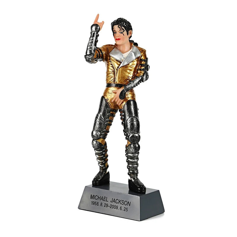 Dancer Michael Jackson Action Figure Simulation Portrait 20cm President Churchill Figurine Ornaments Room Decoration Model Toys