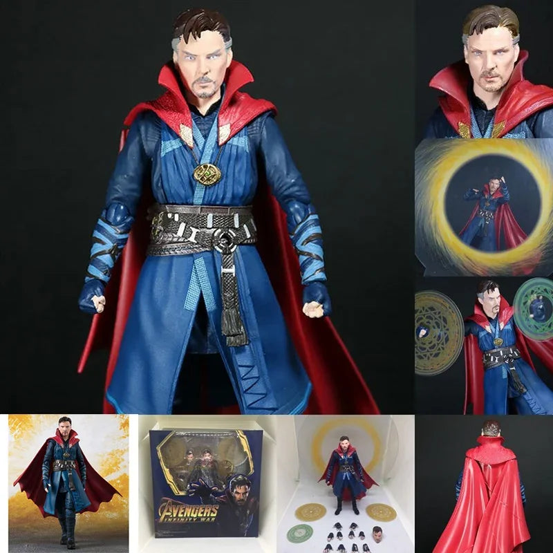 SHF Infinity War Dr. Strange Actionfigur aus PVC, Schreibtischmodell, Spielzeug, Zimmerdekoration, Sammlerstück, Kindergeburtstagsgeschenk