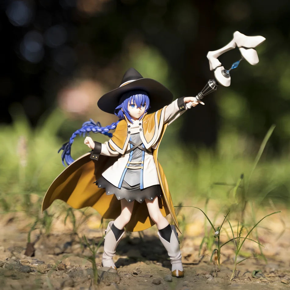25cm Magician Roxy Migurdia Action Figure Mushoku Tensei：Jobless Reincarnation Anime Figure PVC Adult Collection Model Doll Gift