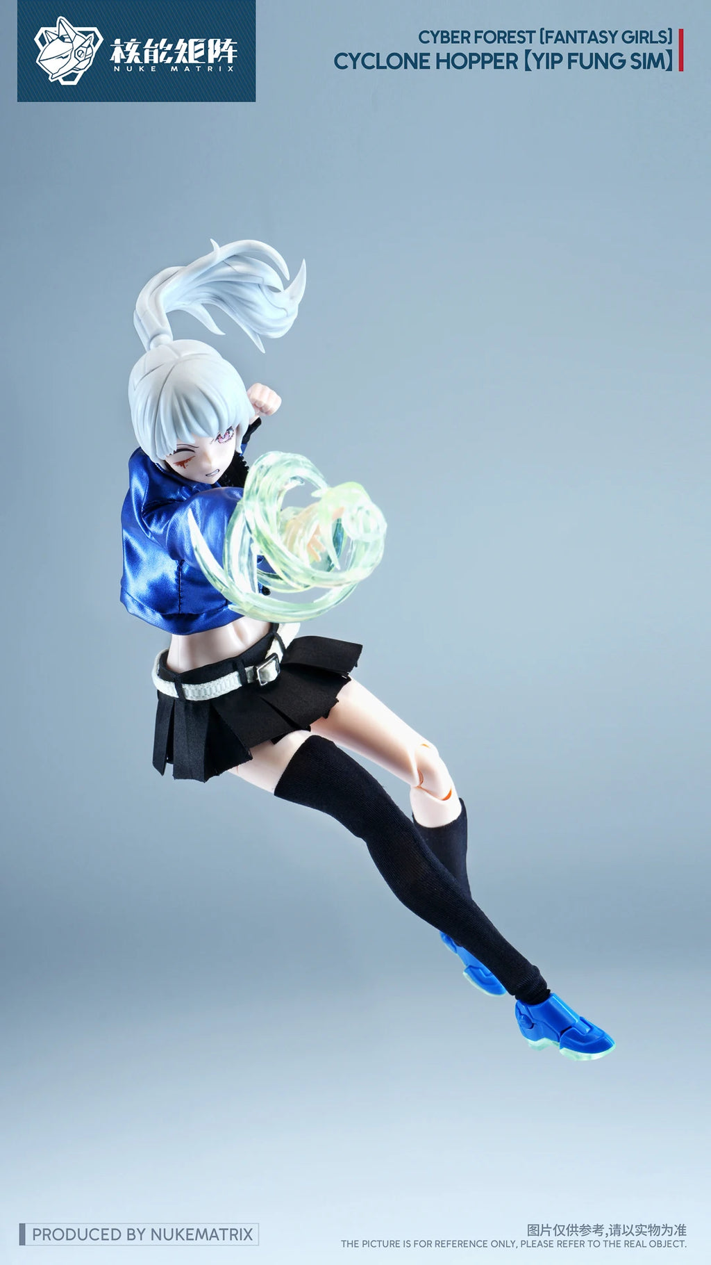 In Stock Nuclear Matrix Cyber Forest Hurricane Locust Ye Fengchan Double Body Mecha Girl Assembly Model Collectible