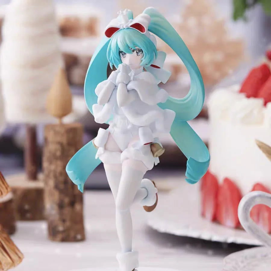 18.5cm Anime Hatsune Miku dessert Action Figure PVC Model Statue Toys doll Desk Decor Collectible Gifts