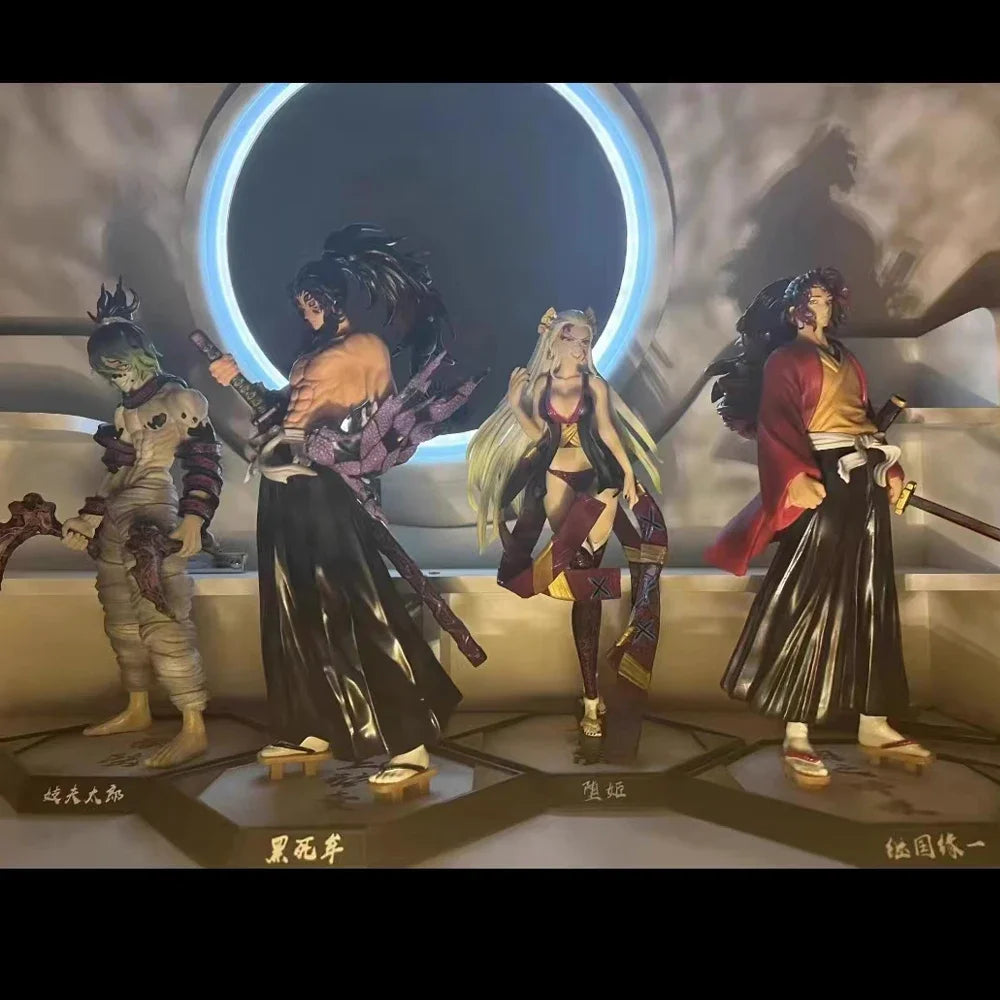 Anime Action Figure Demon Slayer Figuren Daki Kokushibo Yoriichi Tsugikuni Douma Inosuke Kimetsu No Yaiba Figur Modell Spielzeug Geschenke