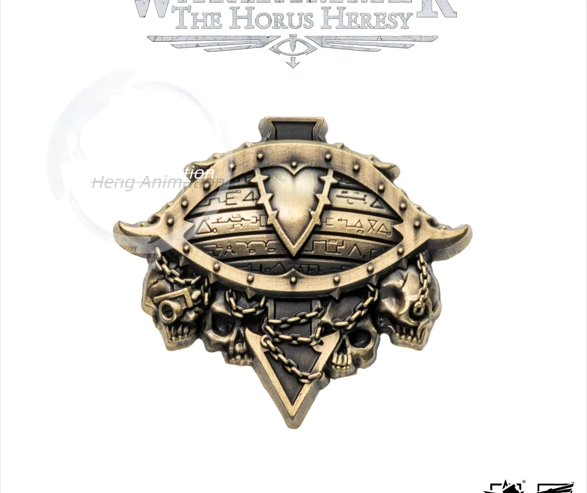 JOYTOY Star Forging Warhammer 40K Burning Galaxy - Honor Chapter Emblem Badge Peripheral Accessory, Cool and Stylish