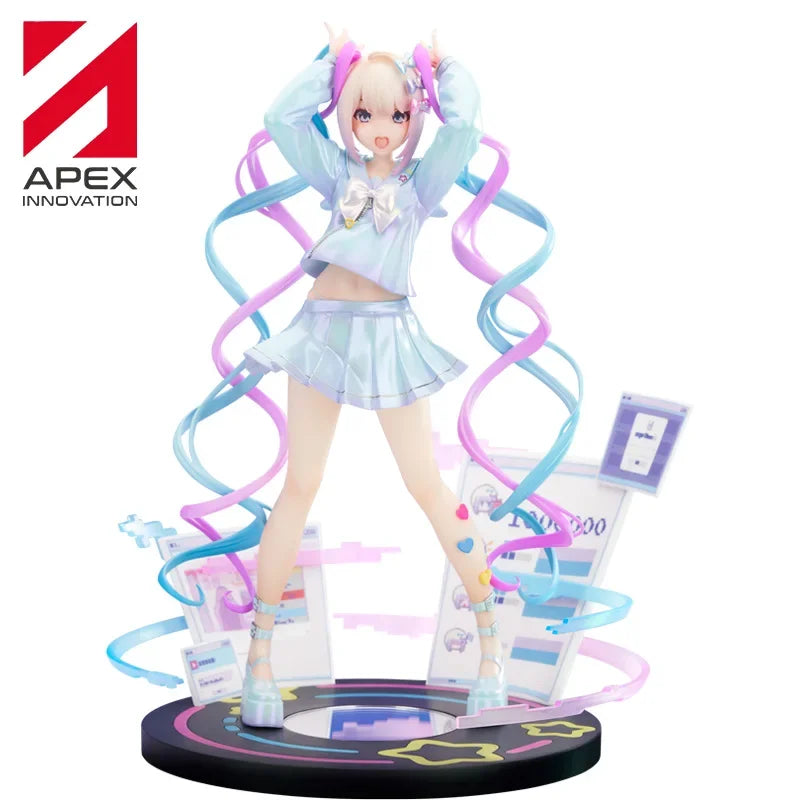 Original APEX Toys NEEDY GIRL OVERDOSE Ame-Chan Chouzetsu Saikawa Tenshi-Chan Anime Figure PVC 23.7CM Collectible Doll Toy Gifts