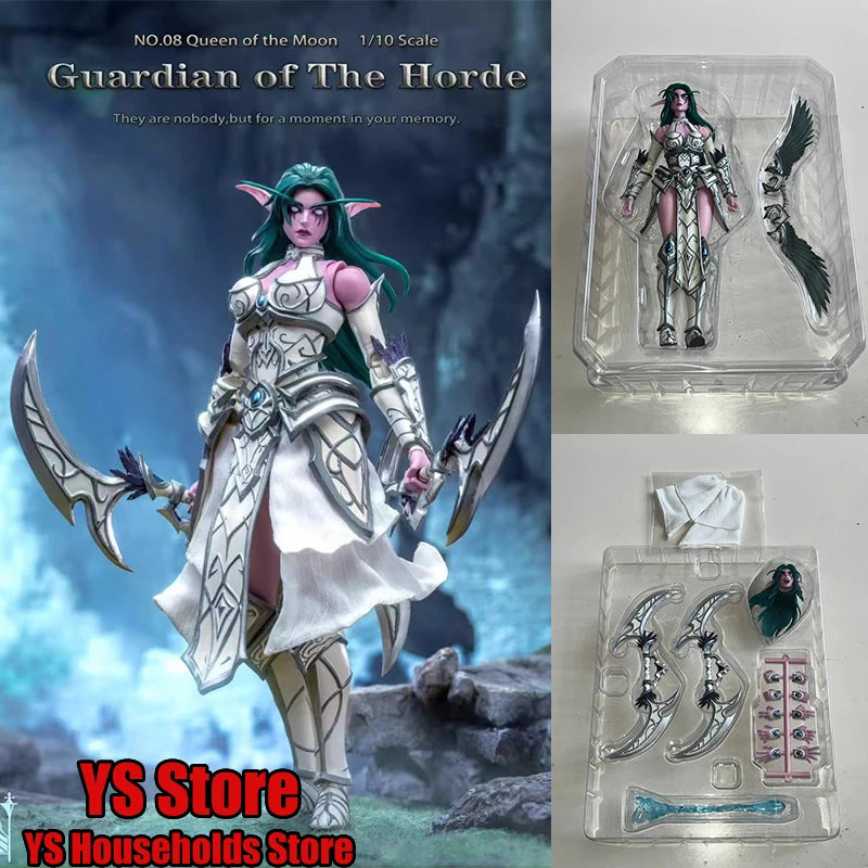 Mithril Studio NO.08 Queen of the Moon 1/10 Scale Guardian of the Horde Fairy Armored Combat 7inch Female Action Figure Doll