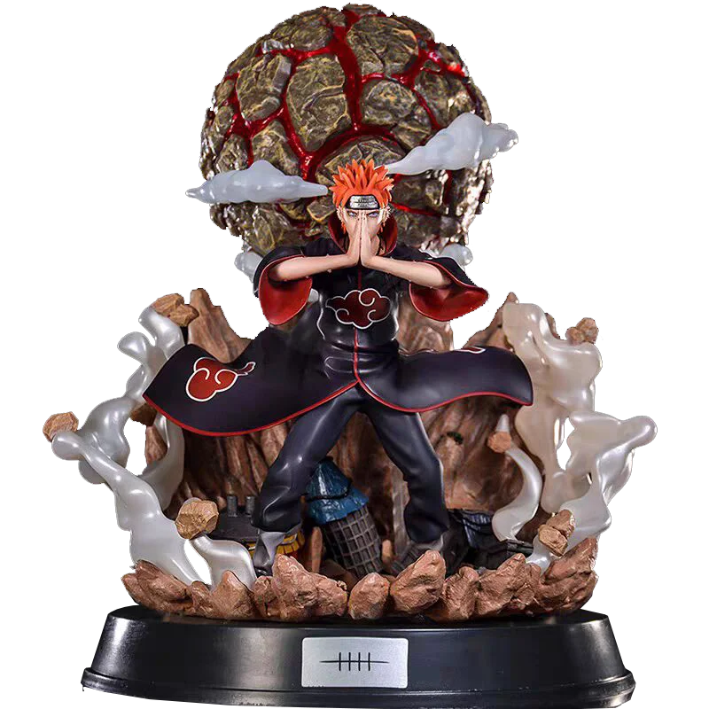 38m Cartoon Figures Pain Uzumaki Naruto Can Glow Anime Collection Model Desktop Ornament Decorations Holiday Gifts Children Toys