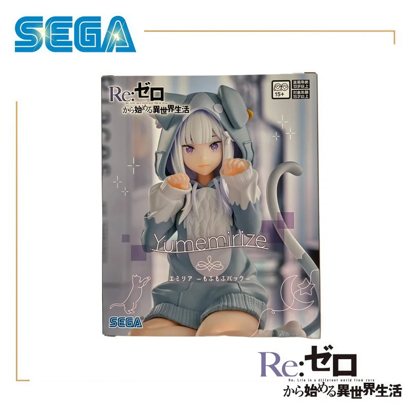 In Stock 100% Original SEGA Re Life In A Different World From Zero Emilia Action Figure Model Doll Brand New Boxed Garage Toys
