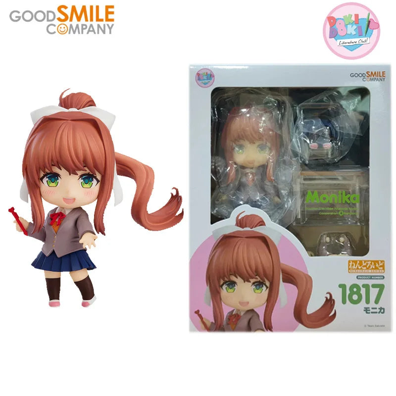 Good Smile Genuine Nendoroid Doki Doki Literature Club! Anime Figure POP UP PARADE Yuri Sayori Natsuki Monika Action Figure Toys