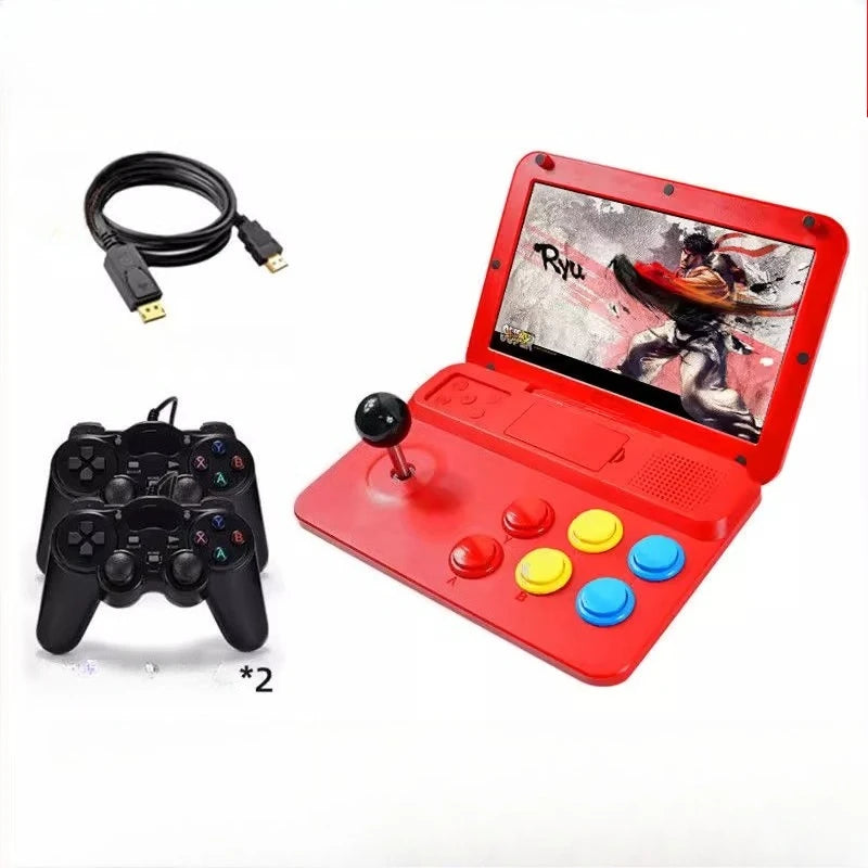 10-Zoll-Desktop-Mini-Joystick-Handheld-Konsole mit Retro- und Nostalgie-Design Hochauflösende 9-Zoll-IPS-Arcade-Spielkonsole