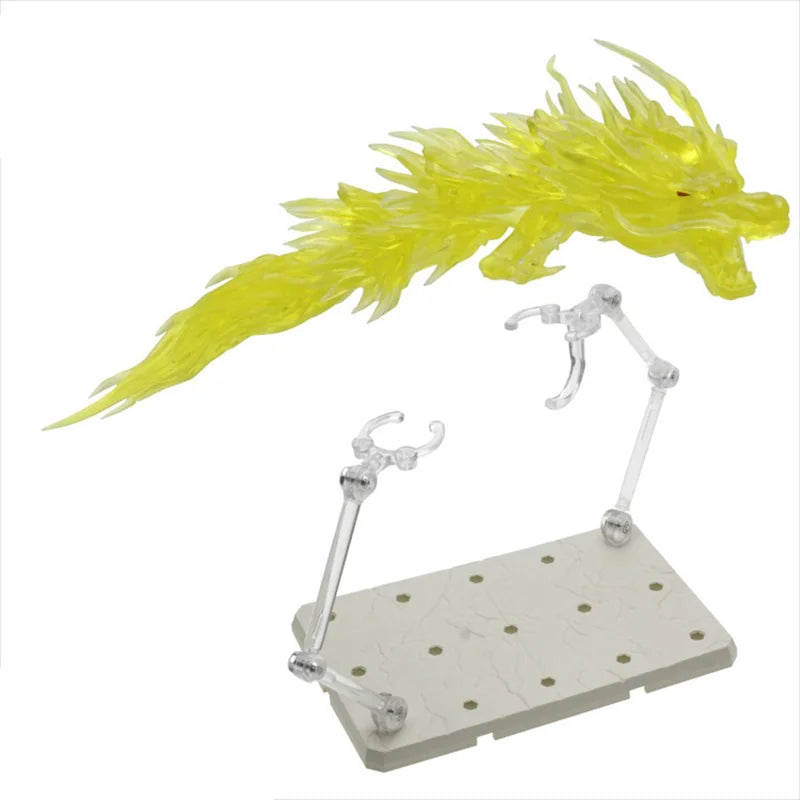 Shenron Action Figure Special Impact Effect Lightning Flame Explosion DIY Assembly Display Bracket Model Decoration Toy Gifts