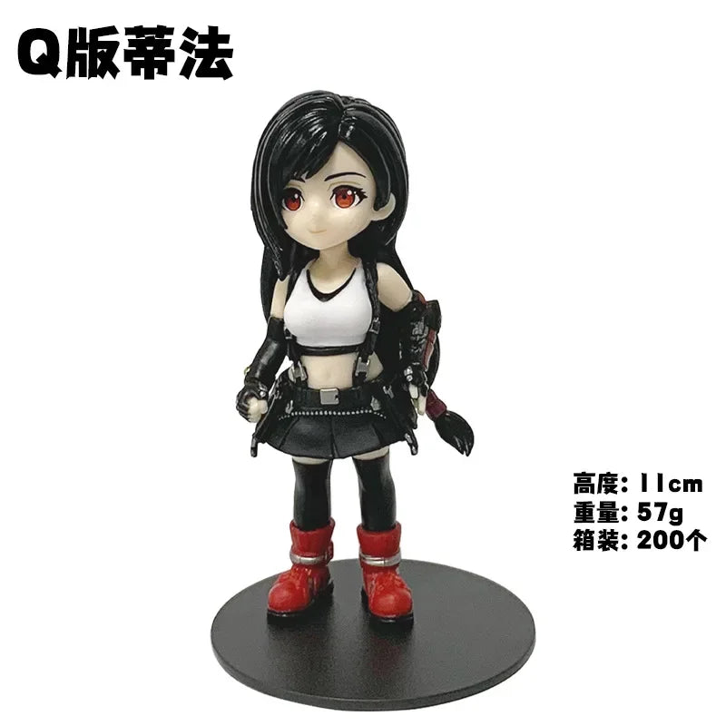 Anime PLAY ARTS Tifa Lockhart Action Figur Modell Spielzeug Bücherregal Ornament Geschenk