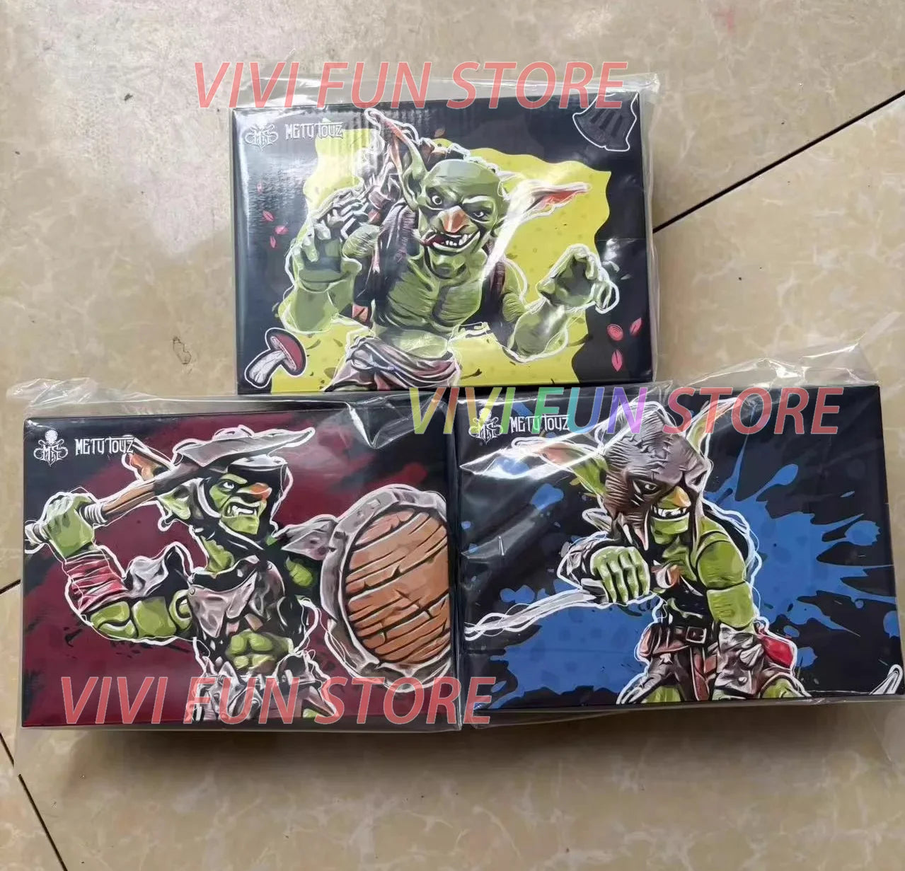 In Stock Memory toys Goblin Thief & Warrior & Butcher Movable Model Toys Metytoyz Mety toyz Adventurer's World Goblin Set of 3